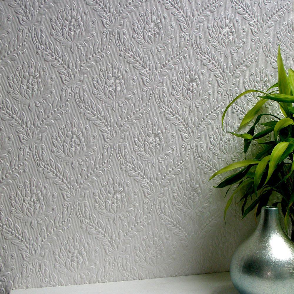 Обои под покраску Anaglypta Original Dryden RD335 фото в интерьере Обои под покраску Anaglypta Original Dryden RD335 фото в интерьере